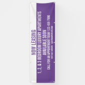 カスタマイズ今リース用アパートメンツ 横断幕 (縦)