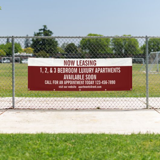 カスタマイズ今リース用アパートメンツ 横断幕 (インサイチュ)