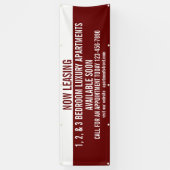 カスタマイズ今リース用アパートメンツ 横断幕 (縦)