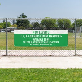 カスタマイズ今リース用アパートメンツ 横断幕