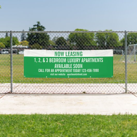 カスタマイズ今リース用アパートメンツ 横断幕 (インサイチュ)