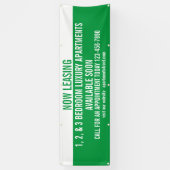 カスタマイズ今リース用アパートメンツ 横断幕 (縦)