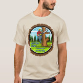 カスタマイズ伐採サービス 除去サービス 業務 Tシャツ (正面)