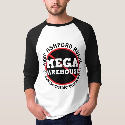 カスタマイズ保可能なアシュフォード地方Megaにノー Tシャツ (正面)