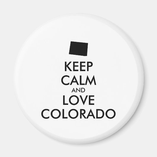 カスタマイズ保可能な落ち着いたラブコロラド マグネット (正面)