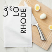 カスタマイズ保可能な静かで愛のロードアイランド キッチンタオル (四つ折り)