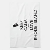 カスタマイズ保可能な静かで愛のロードアイランド キッチンタオル (縦)
