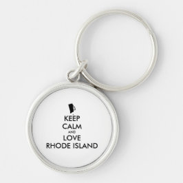カスタマイズ保可能な静かで愛のロードアイランド キーホルダー