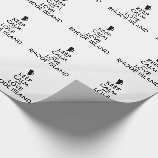 カスタマイズ保可能な静かで愛のロードアイランド ラッピングペーパー (角)