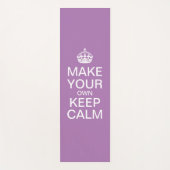 カスタマイズ保可能な静かな引用文ヨガマット ヨガマット (正面)