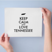 カスタマイズ保可能なCALMとLOVEテネシー チラシ (手)