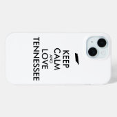 カスタマイズ保可能なCALMとLOVEテネシー Case-Mate iPhoneケース (裏面 (横))