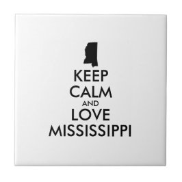 カスタマイズ保可能なCALMとLOVEミシシッピ タイル