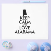 カスタマイズ保可能なCALMとLOVE ALABAMA チラシ (シングル)