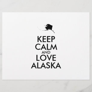 カスタマイズ保可能なCALMとLOVE ALASKA チラシ