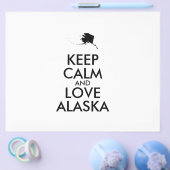 カスタマイズ保可能なCALMとLOVE ALASKA チラシ (シングル)