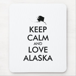 カスタマイズ保可能なCALMとLOVE ALASKA マウスパッド