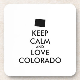 カスタマイズ保可能なCALMとLOVE COLORADO コースター