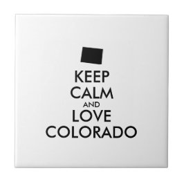 カスタマイズ保可能なCALMとLOVE COLORADO タイル