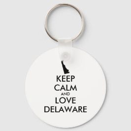 カスタマイズ保可能なCALMとLOVE DELAWARE キーホルダー