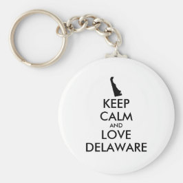 カスタマイズ保可能なCALMとLOVE DELAWARE キーホルダー
