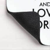 カスタマイズ保可能なCALMとLOVE FLORIDA マウスパッド (コーナー)