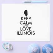 カスタマイズ保可能なCALMとLOVE ILLINOIS チラシ (シングル)