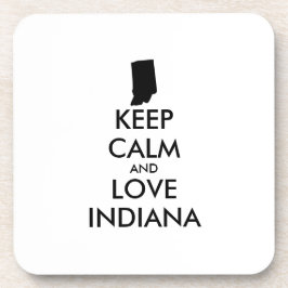 カスタマイズ保可能なCALMとLOVE INDIANA コースター