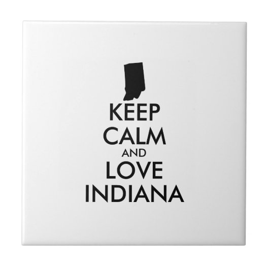 カスタマイズ保可能なCALMとLOVE INDIANA タイル (正面)