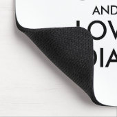 カスタマイズ保可能なCALMとLOVE INDIANA マウスパッド (コーナー)