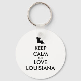 カスタマイズ保可能なCALMとLOVE LOUISIANA キーホルダー