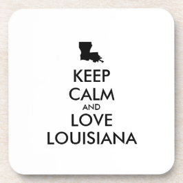 カスタマイズ保可能なCALMとLOVE LOUISIANA コースター