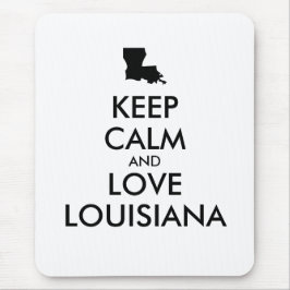 カスタマイズ保可能なCALMとLOVE LOUISIANA マウスパッド