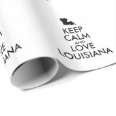 カスタマイズ保可能なCALMとLOVE LOUISIANA ラッピングペーパー (ロールコーナー)