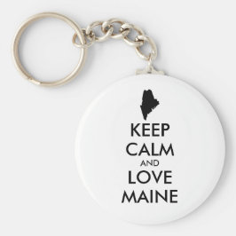 カスタマイズ保可能なCALMとLOVE MAINE キーホルダー