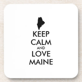 カスタマイズ保可能なCALMとLOVE MAINE コースター