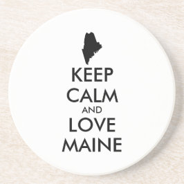 カスタマイズ保可能なCALMとLOVE MAINE コースター