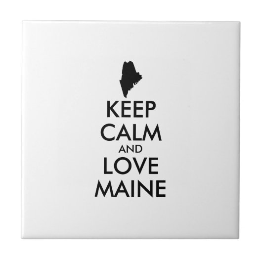 カスタマイズ保可能なCALMとLOVE MAINE タイル (正面)