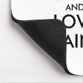 カスタマイズ保可能なCALMとLOVE MAINE マウスパッド (コーナー)