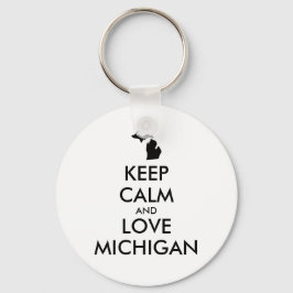 カスタマイズ保可能なCALMとLOVE MICHIGAN キーホルダー
