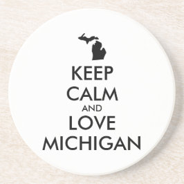 カスタマイズ保可能なCALMとLOVE MICHIGAN コースター