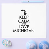 カスタマイズ保可能なCALMとLOVE MICHIGAN チラシ (シングル)