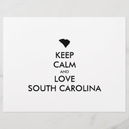 カスタマイズ保可能なCALMとLOVE SOUTH CAROLINA チラシ
