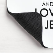 カスタマイズ保可能なCALM AND LOVEニュージャージー マウスパッド (コーナー)