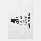 カスタマイズ保可能なCALM and LOVE ARIZONA キッチンタオル (縦)