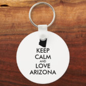 カスタマイズ保可能なCALM and LOVE ARIZONA キーホルダー (正面)