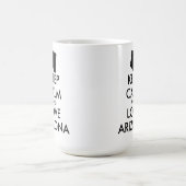 カスタマイズ保可能なCALM and LOVE ARIZONA コーヒーマグカップ (中央)