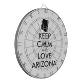 カスタマイズ保可能なCALM and LOVE ARIZONA ダーツボード (正面左)