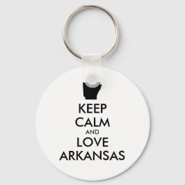 カスタマイズ保可能なCALM and LOVE ARKANSAS キーホルダー