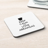 カスタマイズ保可能なCALM and LOVE ARKANSAS コースター (左側)